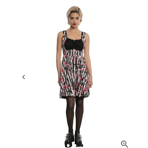 Hot Topic Wednesday Addams Meets Floral - Picture 3 of 9